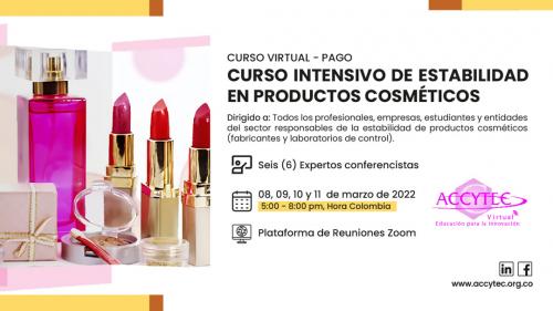 Arte Invitación (V1) - Curso Intensivo Estabilidad en productos