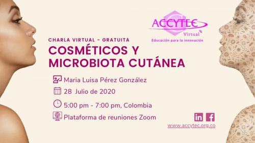 Invitación (Versión 02) - Charla Virtual_ Cosméticos y microbiotica cutánea 1